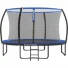 SONGMICS Trampoline Extérieur, Diamètre 305cm, TÜV Rheinland GS Certifica, Équipement Jardin, Avec Échelle, Filet De Protection, Poteaux Recouverts, Noir Et Bleu, STR10BK -SONGMICS Soldes 11568107 1