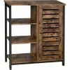 VASAGLE Meuble De Rangement, Meuble De Salle, Armoire De Rangement, Style Industriel, Buffet, 3 Niveaux, Pour Salon, Chambre, Couloir, Cuisine, 70 X 30 X 81cm, Vintage Par SONGMICS LSC74BX - Vintage -SONGMICS Soldes 15478321 1