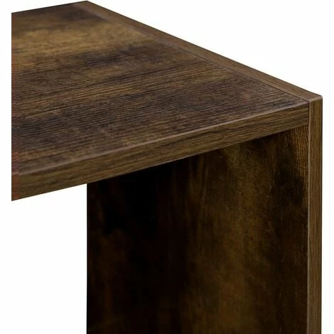 VASAGLE Bibliothèque, Étagère, Meuble De Rangement Avec Compartiments Ouverts, Pour Salon, Chambre, Bureau, Cloison Séparateur, 97,5 X 30 X 100 Cm, Marron Rustique Par SONGMICS LBC52BX - Vintage 5 VASAGLE Bibliothèque, Étagère, Meuble De Rangement Avec Compartiments Ouverts, Pour Salon, Chambre, Bureau, Cloison Séparateur, 97,5 X 30 X 100 Cm, Marron Rustique Par SONGMICS LBC52BX - Vintage – Image 3