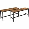 VASAGLE Bancs De Salle à Manger, Lot De 2, Siège Pour Cuisine, Style Industriel, 108 X 32,5 X 50 Cm, Cadre Métallique Durable, Pour Cuisine, Salle à Manger, Salon, Marron Rustique Par SONGMICS KTB33X - Marron Rustique 1 VASAGLE Bancs De Salle à Manger, Lot De 2, Siège Pour Cuisine, Style Industriel, 108 X 32,5 X 50 Cm, Cadre Métallique Durable, Pour Cuisine, Salle à Manger, Salon, Marron Rustique Par SONGMICS KTB33X - Marron Rustique -SONGMICS Soldes 16739955 1