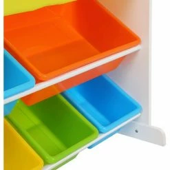 SONGMICS Meuble De Rangement Pour Jouets Et Livres, Étagère De Rangement Pour Chambre D’Enfant, Avec Paniers Amovibles, Multi-Colore GKR03W - Multi-Colore -SONGMICS Soldes 16818086 4
