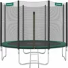 SONGMICS Trampoline Extérieur, TÜV Rheinland GS Certifica, Diamètre 305 Cm, Équipement Jardin, Avec Échelle, Filet De Protection, Poteaux Recouverts, Noir Et Verte STR10GN - Noir Et Verte -SONGMICS Soldes 17917742 1