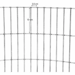 SONGMICS Gabion Pour Pierre En Forme D’escargot, Panier à Pierre Métallique, Maille 2.5 X 10 Cm, Acier Galvanisé Antirouille, 110 X 110 X 60 Cm (LxlxH), Pour Pierre De 10 Cm, Décoration, Argent GGB562 - Argent -SONGMICS Soldes 18331242 3