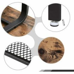 SONGMICS Table Basse 110 X 60 X 45 Cm L X L X H Vintage Bout De Canapé Table De Salon LCT10X -SONGMICS Soldes 19628899 4