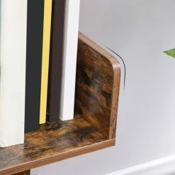 VASAGLE Bibliothèque Arbre, Étagère à 13 Compartiments, Meuble De Rangement, 86 X 25 X 140 Cm, Avec Coins Arrondis Et Rebords, Marron Rustique Par SONGMICS LBC67BXV1 - Marron Rustique 10 VASAGLE Bibliothèque Arbre, Étagère à 13 Compartiments, Meuble De Rangement, 86 X 25 X 140 Cm, Avec Coins Arrondis Et Rebords, Marron Rustique Par SONGMICS LBC67BXV1 - Marron Rustique -SONGMICS Soldes 23769305 4