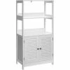 VASAGLE Meuble De Salle De Bain, Placard En Hauteur, Tour De Rangement, Armoire Avec 2 Portes Persiennes, 60 X 32,5 X 122 Cm, Pour Salon, Cuisine, Bureau, Entrée, Blanc Mat Par SONGMICS BBC81WT - Blanc Mat 2 VASAGLE Meuble De Salle De Bain, Placard En Hauteur, Tour De Rangement, Armoire Avec 2 Portes Persiennes, 60 X 32,5 X 122 Cm, Pour Salon, Cuisine, Bureau, Entrée, Blanc Mat Par SONGMICS BBC81WT - Blanc Mat -SONGMICS Soldes 23845241 1