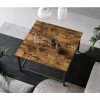 VASAGLE Table Basse, Table De Salon, Grand Dessus De Table Carré, Cadre En Acier Robuste, Avec étagère En Maille, Style Industriel, Pour Salon, 80 X 80 X 45 Cm Marron Rustique Et Noir Par SONGMICS LCT065B01 - Marron Rustique Et Noir 1 VASAGLE Table Basse, Table De Salon, Grand Dessus De Table Carré, Cadre En Acier Robuste, Avec étagère En Maille, Style Industriel, Pour Salon, 80 X 80 X 45 Cm Marron Rustique Et Noir Par SONGMICS LCT065B01 - Marron Rustique Et Noir -SONGMICS Soldes 23974629 1