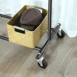 SONGMICS Portant à Vêtements Avec Roulettes, Charge De 70kg, Porte-vêtements Durable, Pliable, Penderie Extensible, Étagère De Rangement, Noir HSR13BKV1 10 SONGMICS Portant à Vêtements Avec Roulettes, Charge De 70kg, Porte-vêtements Durable, Pliable, Penderie Extensible, Étagère De Rangement, Noir HSR13BKV1 -SONGMICS Soldes 24131923 4