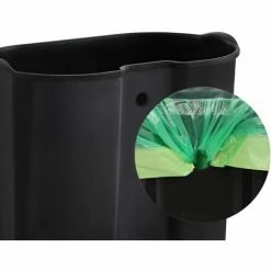 Poubelle à Pédale 30L, En Acier Inoxydable, Avec Seau Intérieur Et Couvercle En Plastique, Fermeture Douce, Anti-trace De Doigt, Pour Cuisine, Salon, Bureau, Argenté Par SONGMICS LTB004E01 - Argenté -SONGMICS Soldes 26112577 4