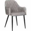 SONGMICS Chaise De Salle à Manger, Fauteuil, Siège Moderne Rembourrée, Avec Dossier, Revêtement En PU Vintage, Charge 110 Kg, Pour Salle à Manger, Salon, Chambre, Gris LDC085G01 - Gris 1 SONGMICS Chaise De Salle à Manger, Fauteuil, Siège Moderne Rembourrée, Avec Dossier, Revêtement En PU Vintage, Charge 110 Kg, Pour Salle à Manger, Salon, Chambre, Gris LDC085G01 - Gris -SONGMICS Soldes 26850448 1