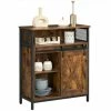 VASAGLE Meuble De Rangement, Buffet, Avec Porte De Grange Coulissante, Compartiment Ouvert, étagère Réglable, Style Industriel, Pour Entrée, Salon, Cuisine, Bureau, Marron Rustique Et Noir Par SONGMICS LSC089B01 - Marron Rustique Et Noir 2 VASAGLE Meuble De Rangement, Buffet, Avec Porte De Grange Coulissante, Compartiment Ouvert, étagère Réglable, Style Industriel, Pour Entrée, Salon, Cuisine, Bureau, Marron Rustique Et Noir Par SONGMICS LSC089B01 - Marron Rustique Et Noir -SONGMICS Soldes 28067297 1