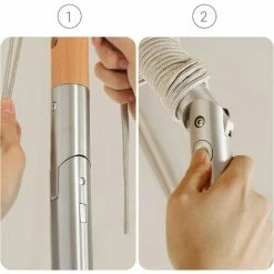 SONGMICS Parasol 2 X 1,25 M, Ombrelle Rectangulaire, Protection Solaire, Anti-UV UPF50+, Mât Et Baleines En Bois, Inclinable, Sans Socle, Pour Terrasse, Balcon, Jardin, Beige GPU26BE - Beige 10 SONGMICS Parasol 2 X 1,25 M, Ombrelle Rectangulaire, Protection Solaire, Anti-UV UPF50+, Mât Et Baleines En Bois, Inclinable, Sans Socle, Pour Terrasse, Balcon, Jardin, Beige GPU26BE - Beige -SONGMICS Soldes 32221602 4