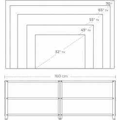 SONGMICS VASAGLE Meuble TV, Support TV Pour Télévision Jusqu'à 70 Pouces, Table De Salon, Avec étagères De Rangement, Cadre En Acier, Pour Salon, Chambre, Marron Rustique Et Noir LTV095B01 - Marron Rustique Et Noir -SONGMICS Soldes 38291443 4