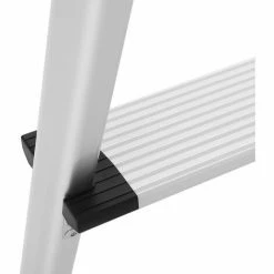 SONGMICS Échelle Domestique Pliable, Escabeau, Marchepied, 3 Niveaux, En Alu, Antidérapant, Capacité De Charge 150 Kg, Conforme Aux Normes EN14183, GLT23K - Argent 10 SONGMICS Échelle Domestique Pliable, Escabeau, Marchepied, 3 Niveaux, En Alu, Antidérapant, Capacité De Charge 150 Kg, Conforme Aux Normes EN14183, GLT23K - Argent -SONGMICS Soldes 4368748 4