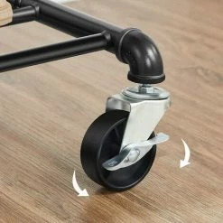 SONGMICS Portant à Vêtements Industriel, Charge 110 Kg, Double Barre, Portant En Métal, Présentoir Commercial Robuste, Noir HSR62BK - Noir 10 SONGMICS Portant à Vêtements Industriel, Charge 110 Kg, Double Barre, Portant En Métal, Présentoir Commercial Robuste, Noir HSR62BK - Noir -SONGMICS Soldes 45295489 4