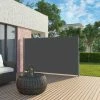 SONGMICS 160 X 400 Cm (H X L), Store Latéral Pour Balcon Et Terrasse, Pare-Soleil, Brise-Vue Protection Vie Privée, Gris Anthracite GSA564G01 - Gris Anthracite -SONGMICS Soldes 51279196 1