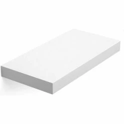 VASAGLE Étagère Murale, Tablette Flottante, Étagère Suspendue, Pour Livres, Photos, Décoration, 40 X 20 X 3,8 Cm, En MDF, Pour Salon, Cuisine, Entrée, Chambre, Salle De Bain, Blanc Par SONGMICS LWS24WT - Blanc
