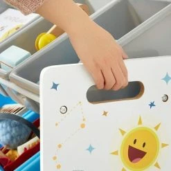 SONGMICS Meuble De Rangement Enfant, Organisateur Jouets 4 Niveaux, Étagère Avec 16 Bacs En Plastique Amovibles, Pour Chambre D'enfant, Salle De Jeux, Salon, Blanc, Bleu Et Gris GKR070W03 - Blanc, Bleu Et Gris 9 SONGMICS Meuble De Rangement Enfant, Organisateur Jouets 4 Niveaux, Étagère Avec 16 Bacs En Plastique Amovibles, Pour Chambre D'enfant, Salle De Jeux, Salon, Blanc, Bleu Et Gris GKR070W03 - Blanc, Bleu Et Gris -SONGMICS Soldes 54470534 3