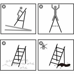 SONGMICS Échelle Domestique à 3 Marche, Pliable, Largeur De Marche 20 Cm, Antidérapant, Avec Barre D’Appui, Charge 150 Kg, En Acier, Testé Par SGS, Gris Et Noir GSL003GY01 - Gris Et Noir -SONGMICS Soldes 54701828 4