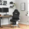 SONGMICS Siège De Bureau Pivotant, Fauteuil Ergonomique, Avec Accoudoirs Pliables, Piètement En étoile En Nylon, Charge Maximale 150 Kg, Noir OBG63BK - Noir 2 SONGMICS Siège De Bureau Pivotant, Fauteuil Ergonomique, Avec Accoudoirs Pliables, Piètement En étoile En Nylon, Charge Maximale 150 Kg, Noir OBG63BK - Noir -SONGMICS Soldes 55482826 1