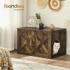 FEANDREA Maison De Toilette Pour Chats, Marron Rustique Par SONGMICS PCL002X01 - Marron Rustique -SONGMICS Soldes 55495281 1