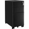 SONGMICS Caisson De Bureau, Placard De Rangement Mobile, Avec Roulettes Et Serrure, Pour Documents Et Dossier Suspendu, Avec 3 Tiroirs, Noir OFC030B01 -SONGMICS Soldes 55540726 1
