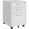 SONGMICS Caisson De Bureau, Placard De Rangement Mobile, Avec Roulettes, Pour Documents Et Dossier Suspendu, Avec 3 Tiroirs Et Serrure, En Acier, Blanc OFC010W01 - Blanc 2 SONGMICS Caisson De Bureau, Placard De Rangement Mobile, Avec Roulettes, Pour Documents Et Dossier Suspendu, Avec 3 Tiroirs Et Serrure, En Acier, Blanc OFC010W01 - Blanc -SONGMICS Soldes 55540748 1