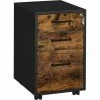 SONGMICS Caisson De Bureau Metal, Avec 3 Tiroirs, Placard De Rangement Mobile, Verrouillable, Pré-assemblage, Style Industriel, Noir Et Marron Rustique OFC110B01 - Noir Et Marron Rustique 1 SONGMICS Caisson De Bureau Metal, Avec 3 Tiroirs, Placard De Rangement Mobile, Verrouillable, Pré-assemblage, Style Industriel, Noir Et Marron Rustique OFC110B01 - Noir Et Marron Rustique -SONGMICS Soldes 55540780 1
