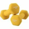 SONGMICS Lot De 2 Haltères Courts En Vinyle 2 X 1 Kg, SYL62YL - Jaune -SONGMICS Soldes 56658023 1