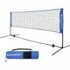 SONGMICS Filet De Badminton, Pliable, Facile à Monter, Facile à Transporter, Hauteur Réglable (107 Cm, 120 Cm, 155 Cm), Bleu SYQ500V2 - Bleu -SONGMICS Soldes 56658038 1