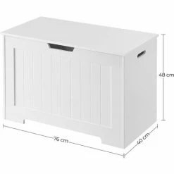 VASAGLE Coffre à Jouets Coffre De Rangement Banc De Chaussures Meuble De Rangement Pour Jouet Bout De Lit Grande Capacité Blanc Par SONGMICS LHS11WT - Blanc 11 VASAGLE Coffre à Jouets Coffre De Rangement Banc De Chaussures Meuble De Rangement Pour Jouet Bout De Lit Grande Capacité Blanc Par SONGMICS LHS11WT - Blanc -SONGMICS Soldes 5726043 5