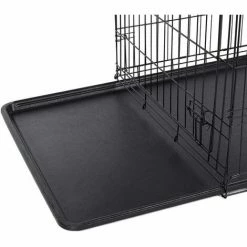 FEANDREA 2 Portes Cage Pour Chien Pliable Et Transportable Avec Poignées Et Plateau 91 X 58 X 64cm Par SONGMICS PPD36H - Noir -SONGMICS Soldes 5726133 4
