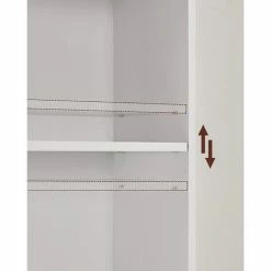 VASAGLE Bibliothèque, Étagère De Rangement 6 Niveaux, Meuble, Cube, Pour Salon, Bureau, Chambre, Style Scandinave, 60 X 24 X 178,5 Cm, Blanc Par SONGMICS LBC169T14 - Blanc -SONGMICS Soldes 67371271 4