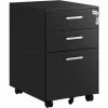 SONGMICS Caisson De Bureau, Placard De Rangement Mobile, Avec Roulettes, Pour Documents Et Dossier Suspendu, Avec 3 Tiroirs Et Serrure, En Acier, Noir OFC010B01 - Noir 1 SONGMICS Caisson De Bureau, Placard De Rangement Mobile, Avec Roulettes, Pour Documents Et Dossier Suspendu, Avec 3 Tiroirs Et Serrure, En Acier, Noir OFC010B01 - Noir -SONGMICS Soldes 68259103 1