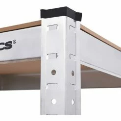 SONGMICS Strong Etagère De Rangement 180 X 90 X 40cm Charge Lourde Acier Resistant Clipsable Avec MDF 5 Tablettes, Capacité De 875kg, GLR40SV - Gris -SONGMICS Soldes 7745514 3